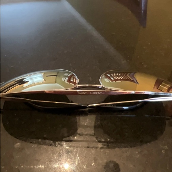 Saint Laurent Gold Aviators - Picture 14 of 16